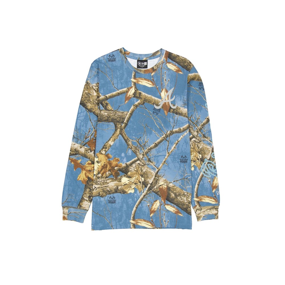 New Era Atlanta Braves Realtree Long Sleeve T-Shirt - Size 3XL